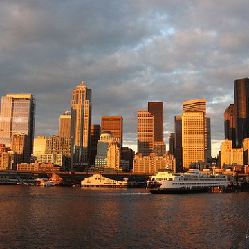 A Skyline view from a river