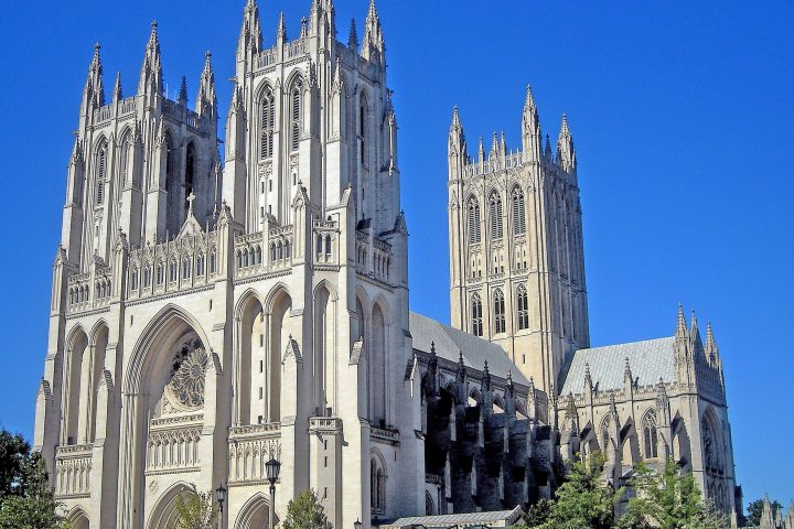 The outside of the National Cathedral