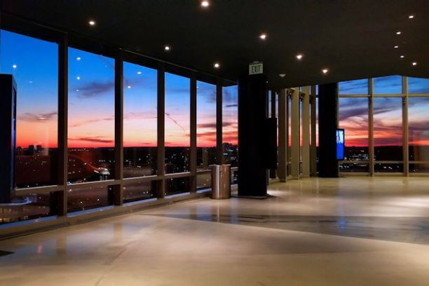 Sunset at Central Place Tower