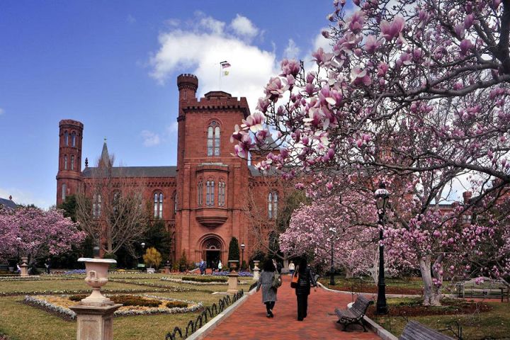 Smithsonian Castle & Enid Haupt Garden, Washington, DC