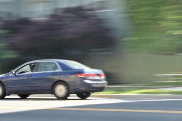 Panning a moving car