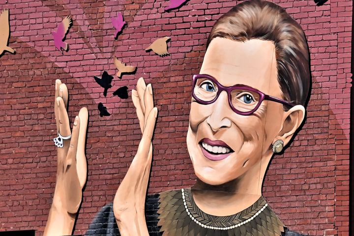 Ruth Bader Ginsberg Mural Shaw Neighborhood, DC