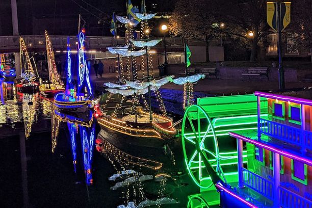 Winter Solstice Boat Parade, Frederick, MD