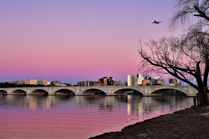 Sunrise Over Arlington Memorial Bridge