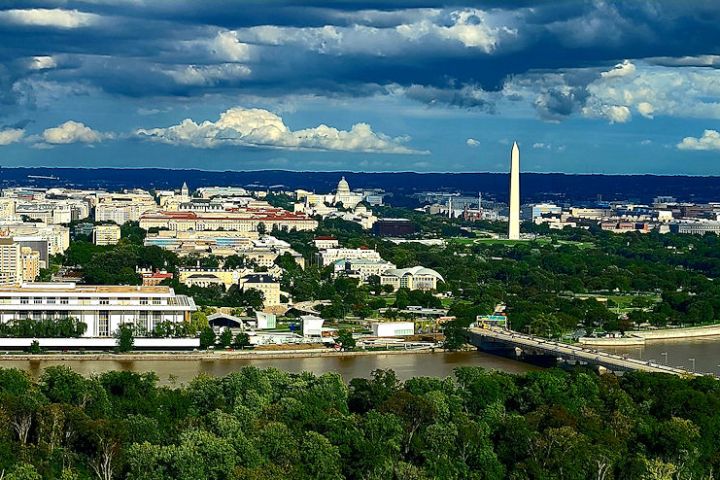 DC Skyline from The View in Arlington, VA