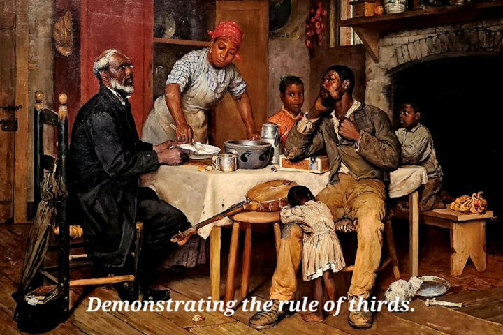 Painting at the NGA that demonstrates the Rule of Thirds