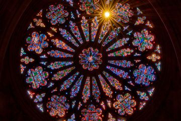 West Rose Window at Washington National Cathedral