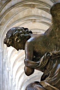 Angel in Rouen Cathedral, Rouen, France